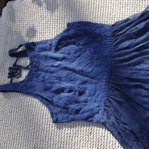 Hollister lace and velvet dress